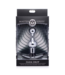 Xr Brands Dark Drop Metal  Silicone Beaded Anal Plug