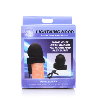 Xr Brands Lightning Hood - E-Stim Penis Head Teaser