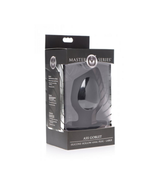 Xr Brands Ass Goblet - Silicone Hollow Butt Plug - Large