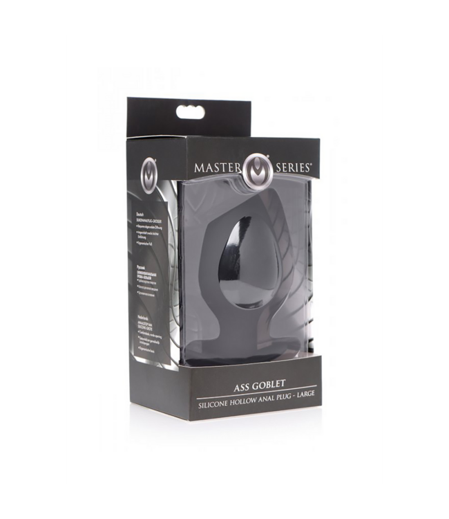 Ass Goblet - Silicone Hollow Butt Plug - Large