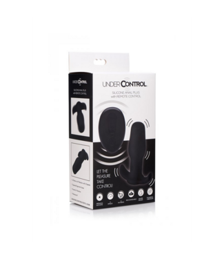 Xr Brands Silicone Anal Plug with Remote Control