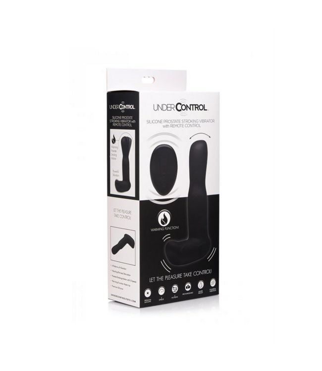 Silicone Prostate Stroking Vibrator with Remote Control