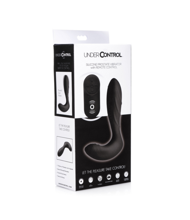 Silicone Prostate Vibrator with Remote Control