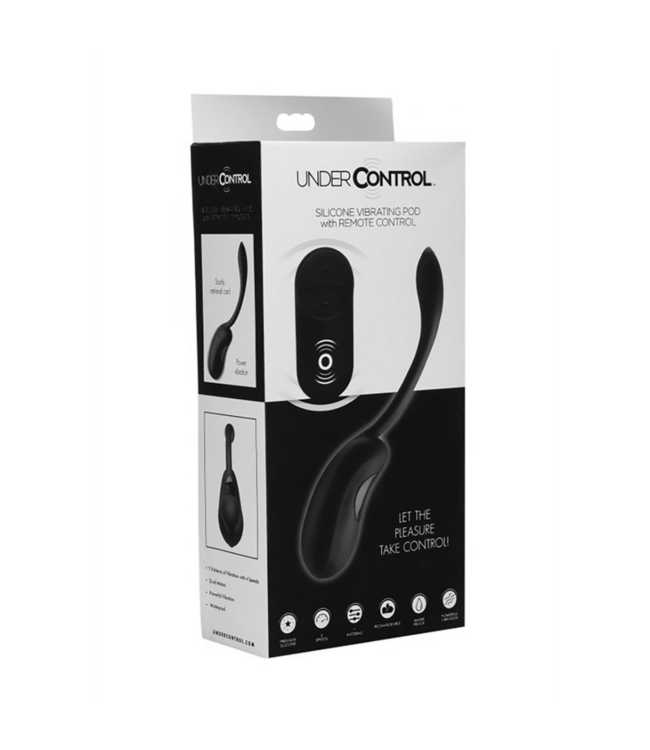 Silicone Vibrating Pod with Remote Control