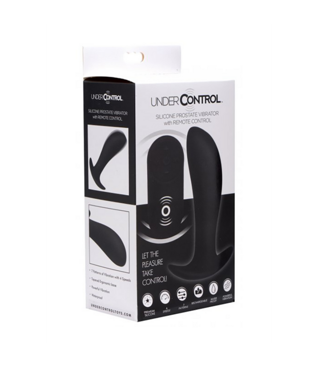 Silicone Prostate Vibrator with Remote Control