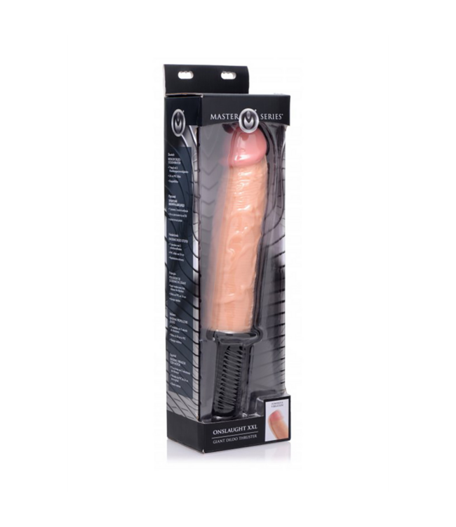 Onslaught - XXL Vibrating Dildo Thruster