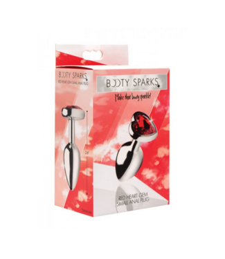 Xr Brands Red Heart Gem - Butt Plug - Small