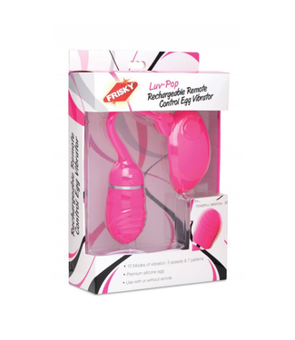 Xr Brands Luv-Pop - Rechargeable Vibrating Egg with Remote Control