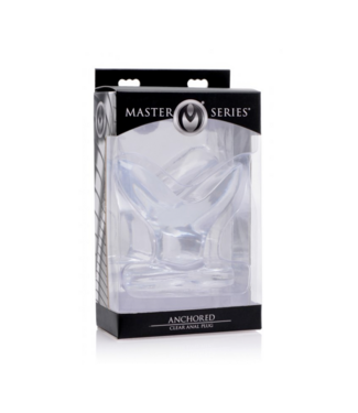 Xr Brands Anchored Clear Butt Plug