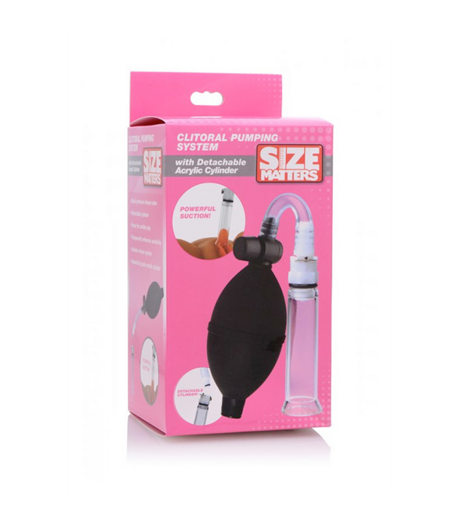 Size Matters - Clitoral Pump System with Detachable Acrylic Cylinder