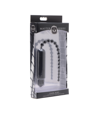 Xr Brands Dark Rod - Vibrating Utheral Sound with Beads