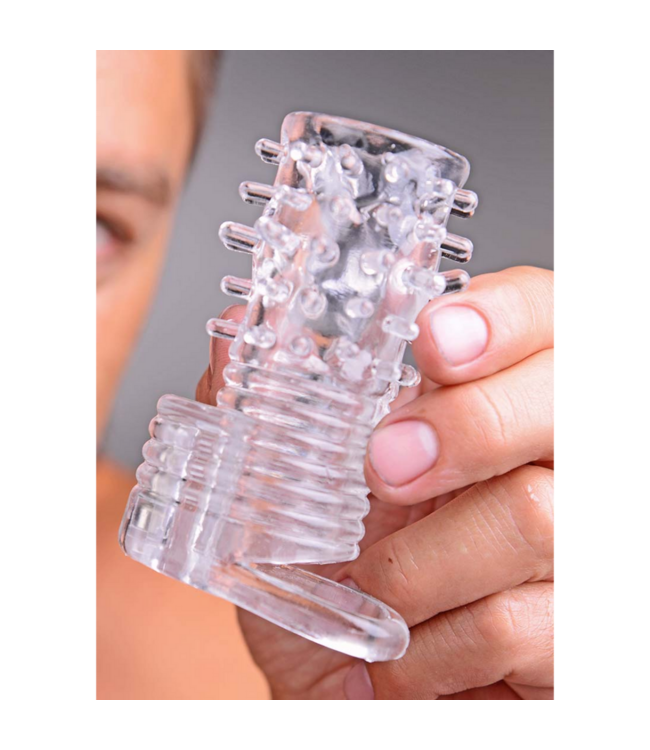 Vibrating Textured Erection Sleeve