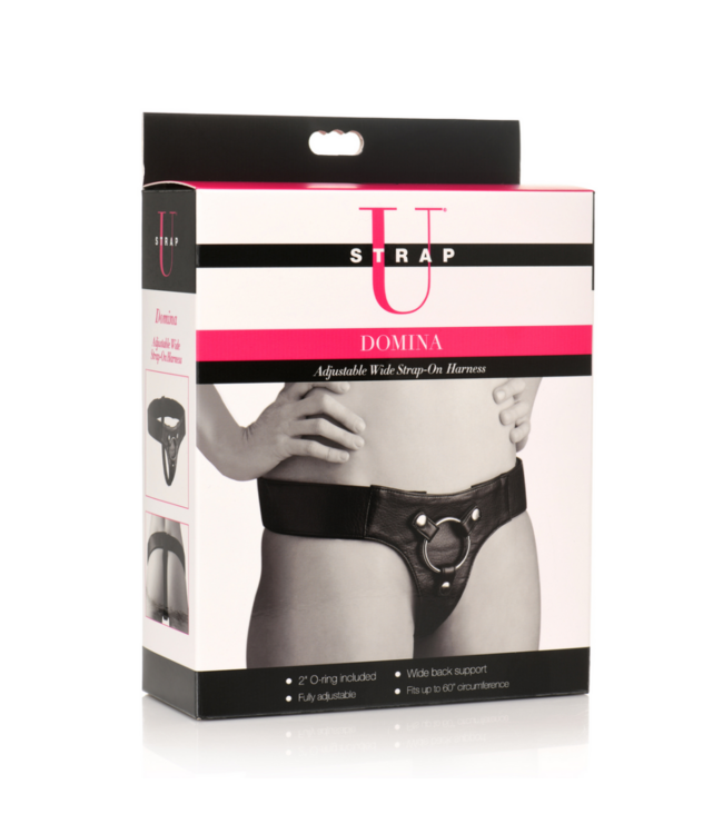 Domina - Wide Belt Strap-On Harness
