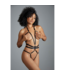 Allure Izabel - Open Teddy with Straps - One Size