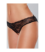Allure Lace Crotchless Panty with Criss Cross straps - One Size