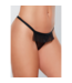 Allure Panty with Mesh Front and Open Back with Bow Detail - One Size