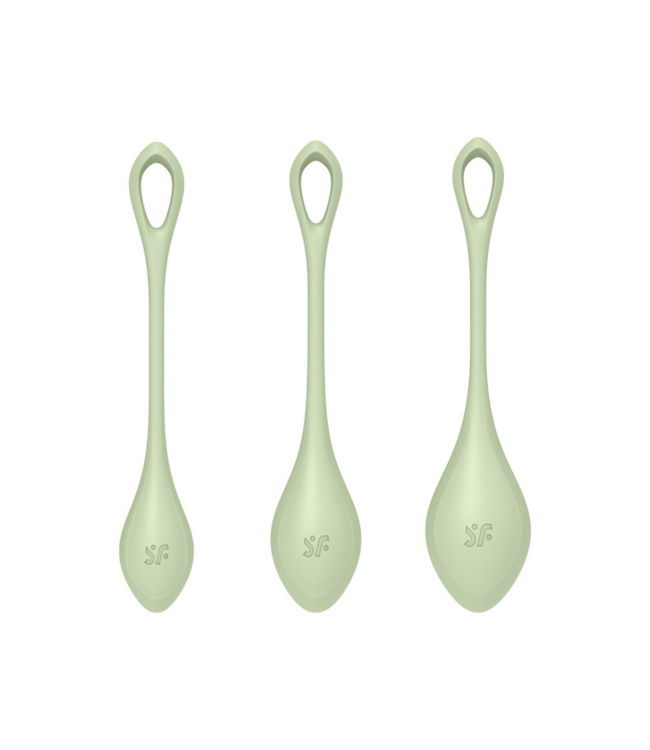 Yoni Power 2 - Kegel Balls Set - Light Green