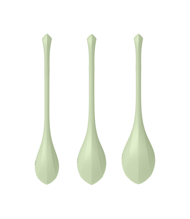 Yoni Power 2 - Kegel Balls Set - Light Green