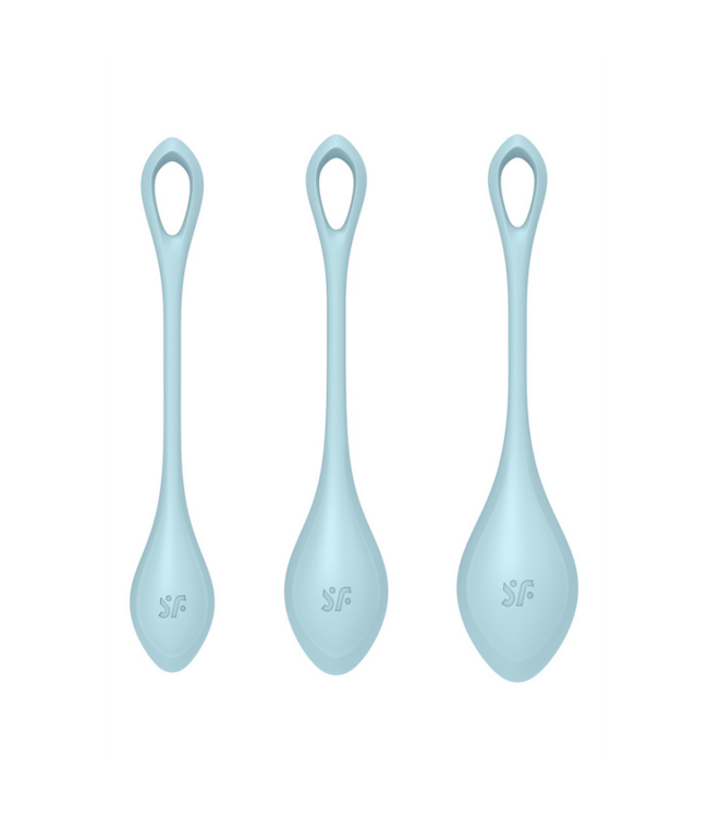 Yoni Power 2 - Kegel Balls Set - Light Blue