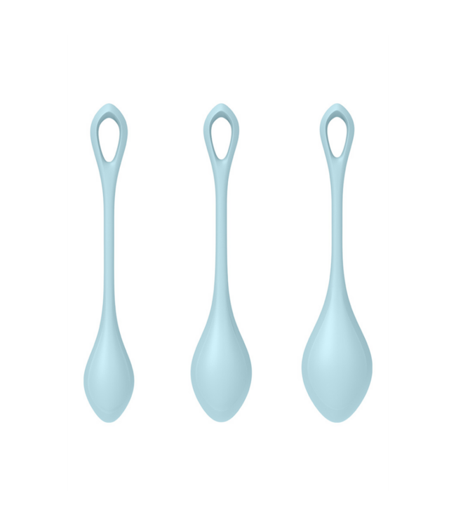 Yoni Power 2 - Kegel Balls Set - Light Blue
