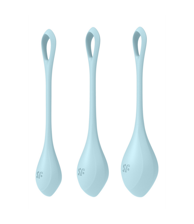 Yoni Power 2 - Kegel Balls Set - Light Blue