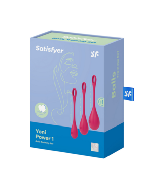 Satisfyer Yoni Power 1 - Kegel Ball Set - Red