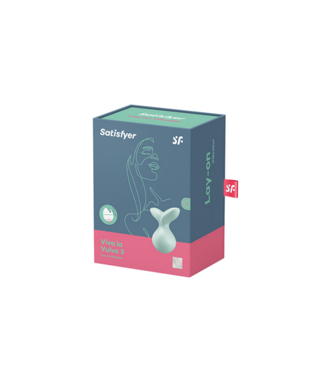Viva la Vulva 3 - Lay-On Vibrator - Mint