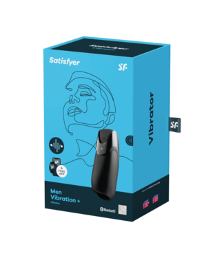 Satisfyer Men Vibration Plus Connect App - Black