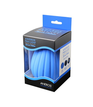 Aneros Prelude Enema Bulb Kit - Blue