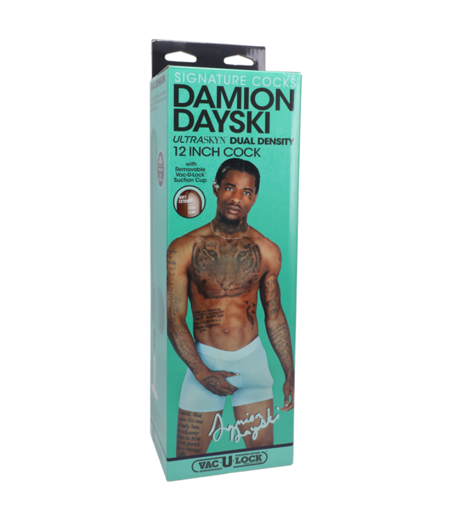 Damion Dayski - Realistic ULTRASKYN Dildo - 12 / 30 cm - Chocolate