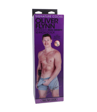 Doc Johnson Oliver Flynn - Realistic ULTRASKYN Dildo - 10 / 25 cm - Vanilla