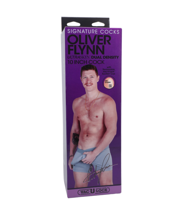 Oliver Flynn - Realistic ULTRASKYN Dildo - 10 / 25 cm - Vanilla