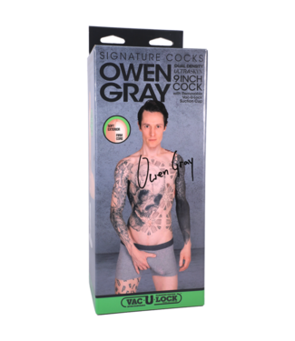 Doc Johnson Owen Gray - Realistic ULTRASKYN Dildo - 9 / 22 cm