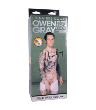 Doc Johnson Owen Gray - Realistic Silicone Dildo - 9 / 22 cm