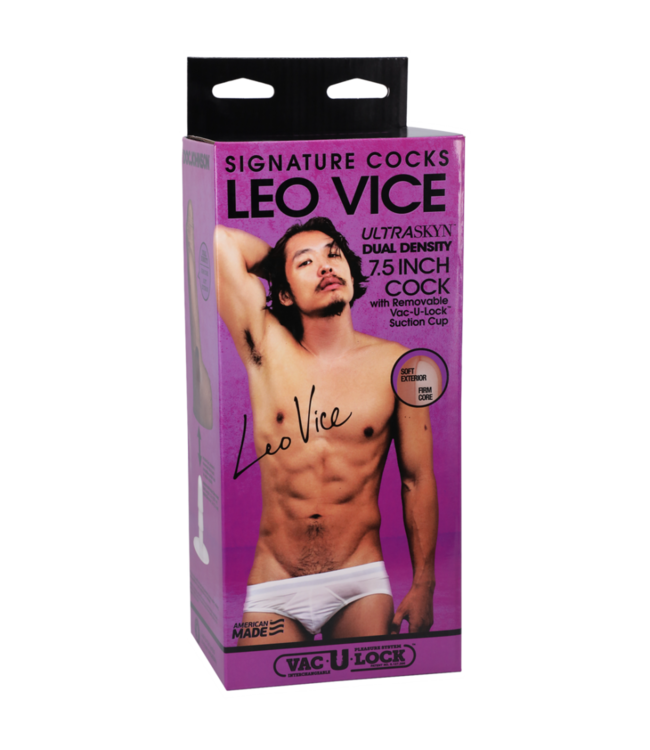 Leo Vice - ULTRASKYN - with Removable Suction Cup - 6 / 15 cm - Caramel