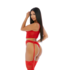 Forplay Sheer Intimacy - Mesh Bustier Set - S