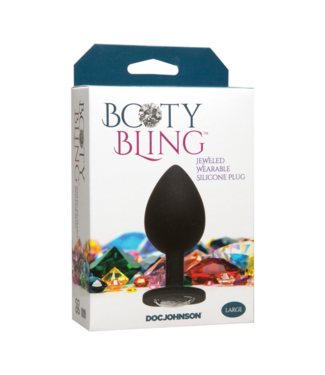 Doc Johnson Booty Bling - Spade Butt Plug - Large