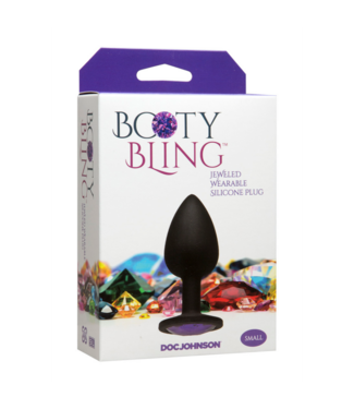 Doc Johnson Booty Bling - Spade Butt Plug - Small