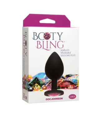 Doc Johnson Booty Bling - Spade Butt Plug - Large