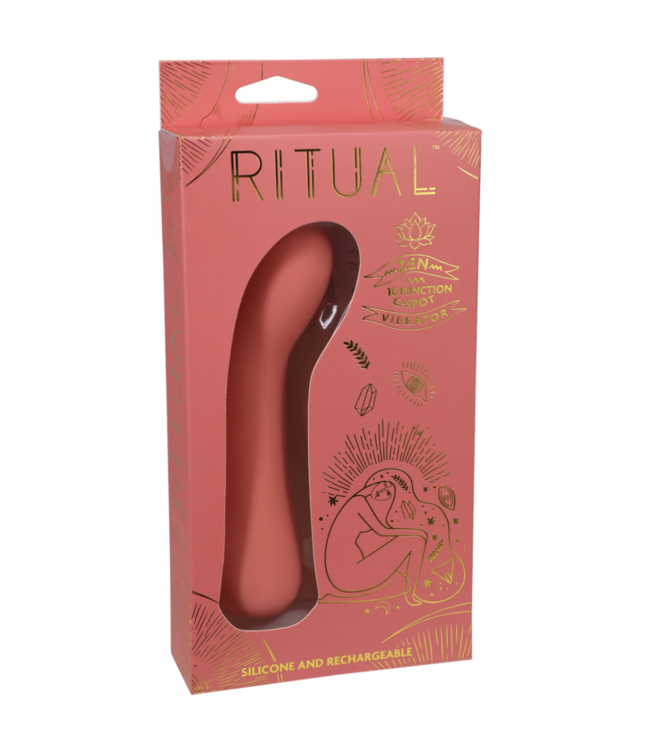 Zen - Rechargeable Silicone G-Spot Vibe - Coral