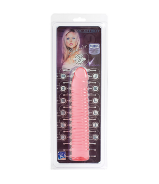 Doc Johnson Sunrise - Ribbed Jelly Dildo - 7 / 18 cm