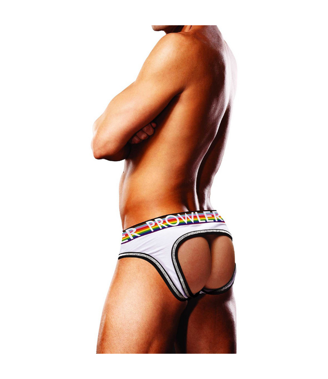 Oversized Paw Open Brief - L - White