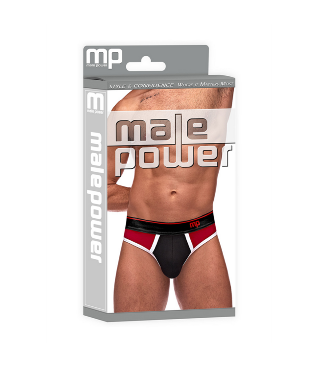 Panel Thong - L/XL - Black/Red