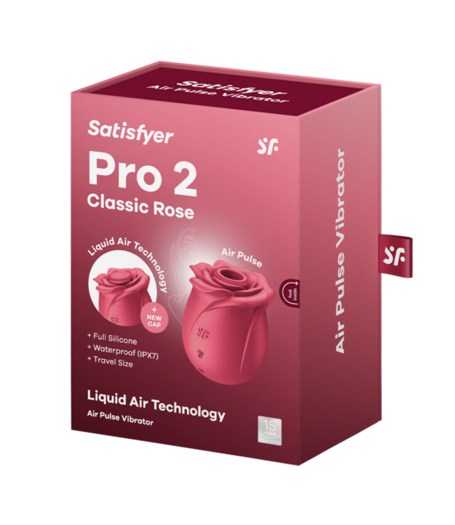 Pro 2 - Classic Rose - Air Pulse Vibrator
