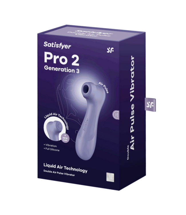 Pro 2 Generation 3 - Double Air Pulse Vibrator - Liquid Air - Lila