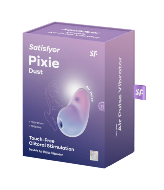 Satisfyer Pixie Dust - Clitoral Stimulator - Violet/Pink