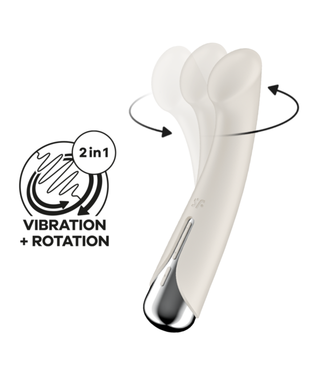 Spinning G-Spot 1 - Rotating G-Spot Vibrator - Beige