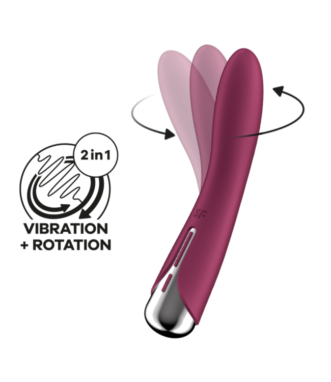 Spinning Vibe 1 - Rotating G-Spot Vibrator - Red