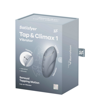 Satisfyer Tap and Climax 1 - Bluegrey