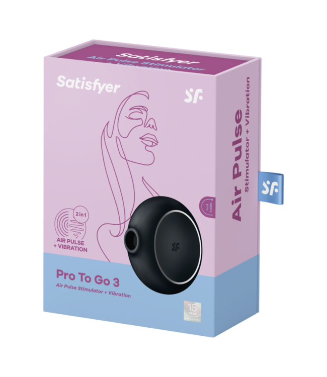 Pro to Go 3 - Air Pulse Stimulator - Black
